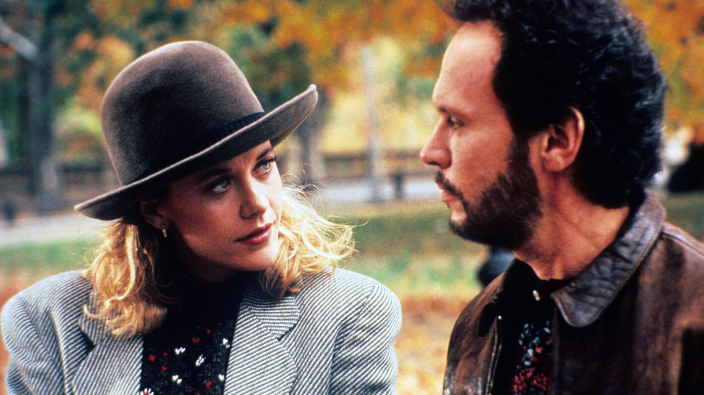 Meg Ryan and Billy Crystal in 'When Harry Met Sally' Central Park scene