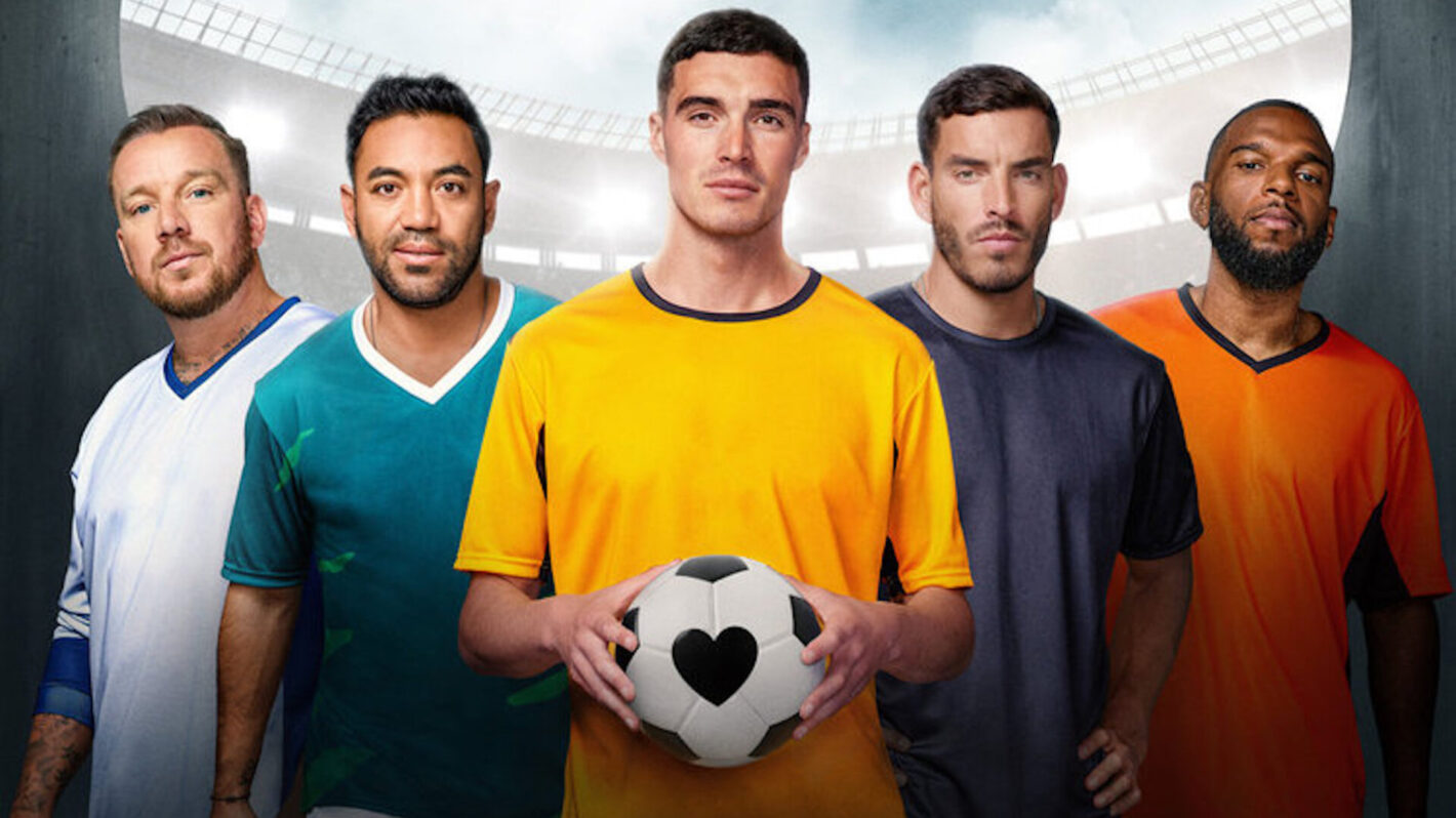 Jamie O'Hara, Marco Fabian, Lloyd Jones, Sebastian Fassi, and Ryan Babel of 'Love Undercover'