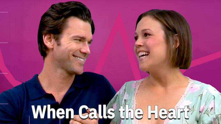 Kevin McGarry and Erin Krakow breaking down Elizabeth and Nathan's relationship timeline on 'When Calls the Heart'